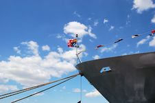 The Stem Of A Battle Ship .. Stock Image The Stem Of A Battle Ship .. Stock Image