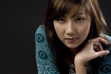 Pale Asian Beauty Royalty Free Stock Image Pale Asian Beauty Royalty Free Stock Image