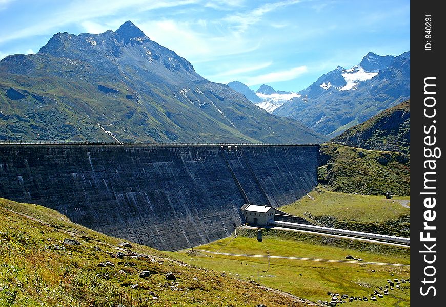 Hydro Dam, Alps, Austria