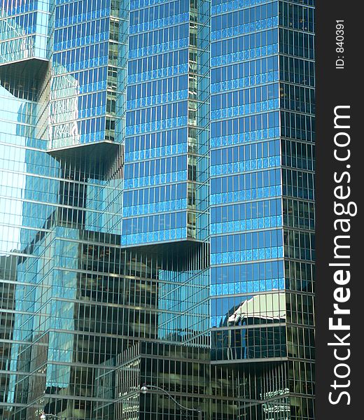 Sky-scrapers in Toronto-Canada. Sky-scrapers in Toronto-Canada