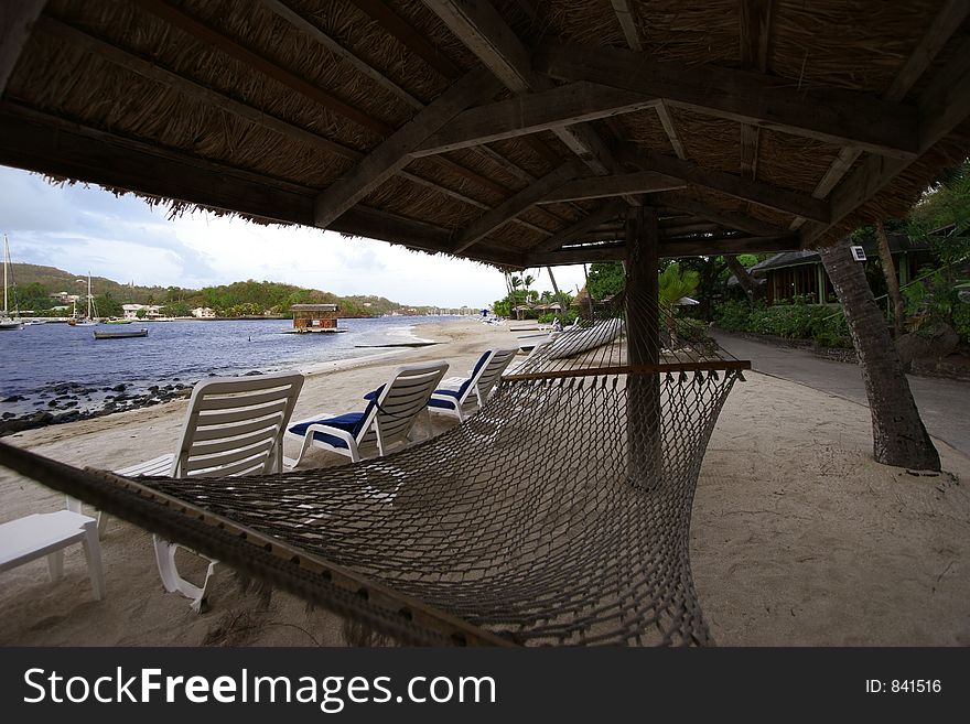 Beach scene that commands relaxation. Beach scene that commands relaxation