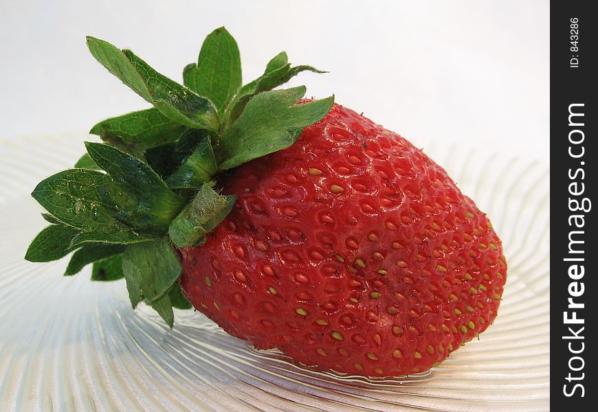 Summer red strawberry