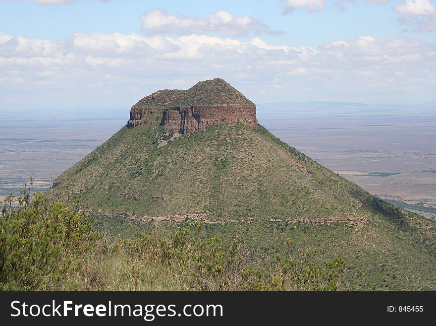 Conical Mountain in South Africa