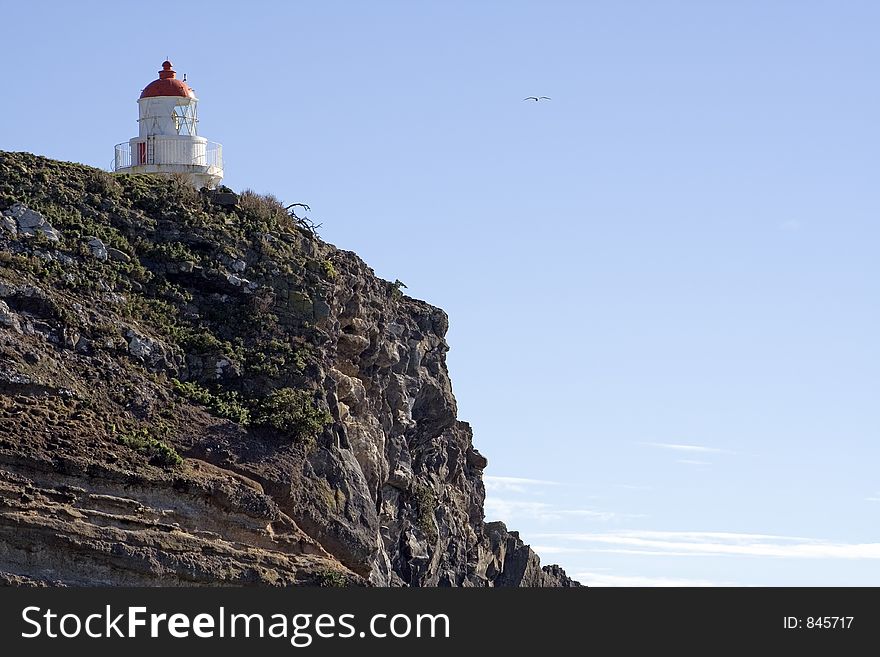 Light House over looking the sea. Light House over looking the sea