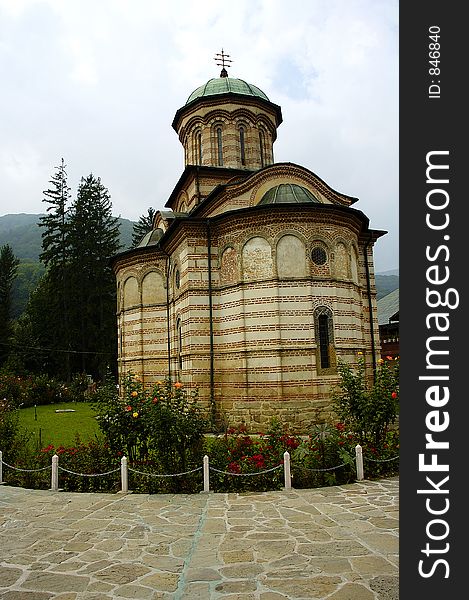 Old and important monastery, Cozia, Romania