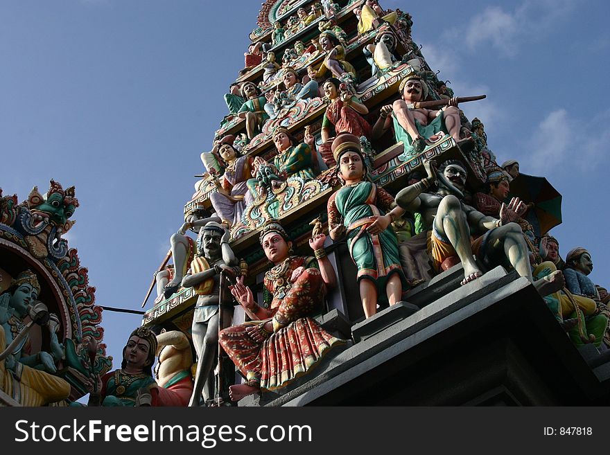 Indian temple in Singapore