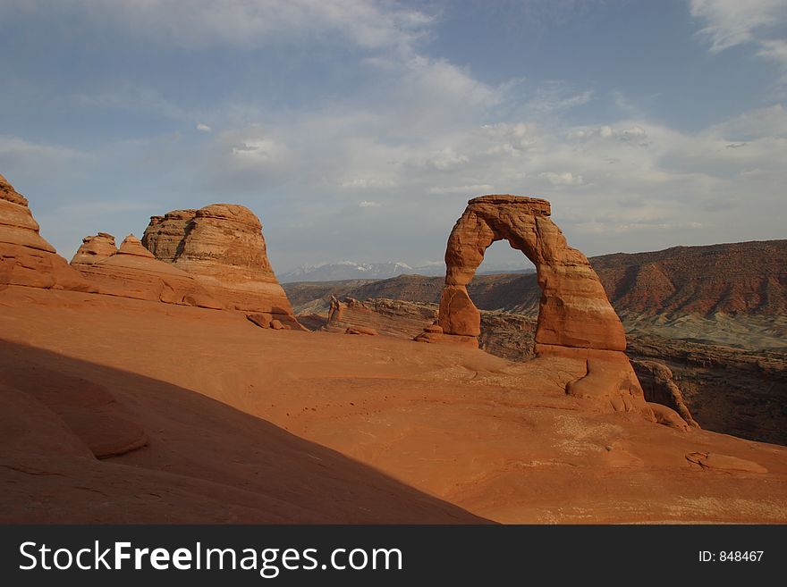 Delicate Arch at sunset - Arches National Park