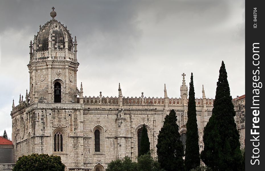 Cathedral in Lisbon in Portugal