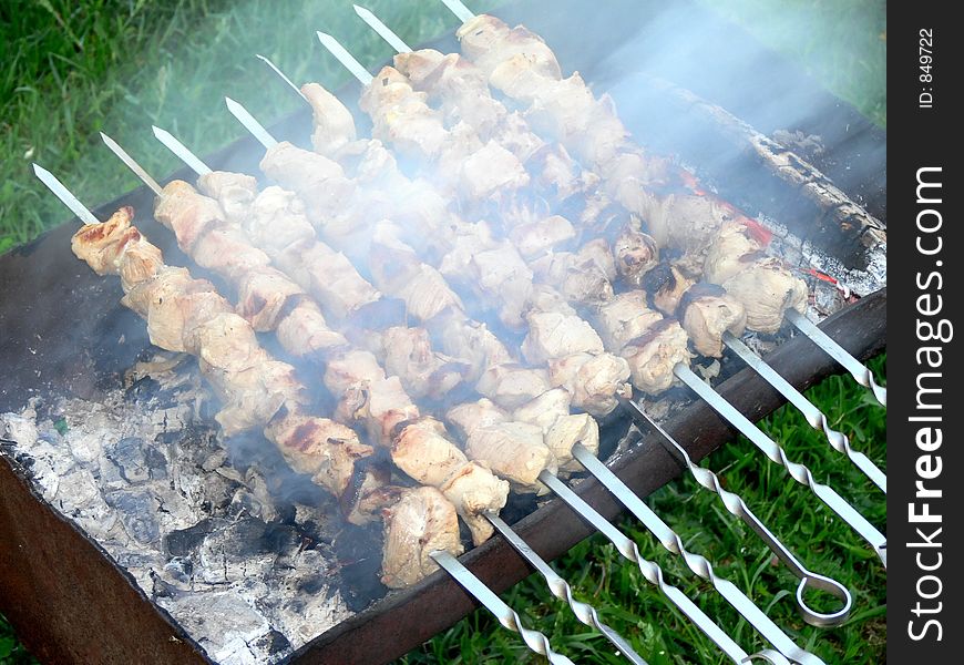 Shish kebab. Shish kebab