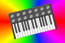 Psychedelic Synthesizer Royalty Free Stock Photography Psychedelic Synthesizer Royalty Free Stock Photography