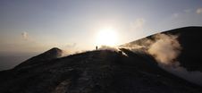 Top Of Grand Crater, Volcano Royalty Free Stock Photography Top Of Grand Crater, Volcano Royalty Free Stock Photography