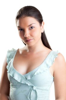 Close Up Face Of A Young Woman Stock Photography Close Up Face Of A Young Woman Stock Photography