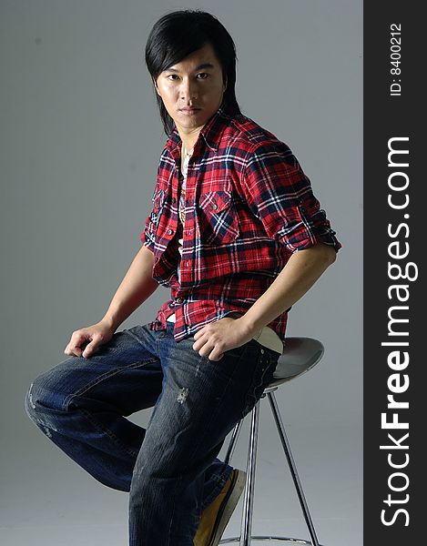 Fashion Asian Man Model