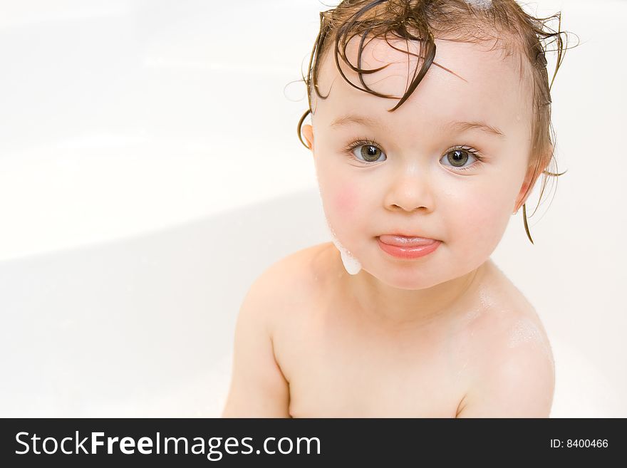 Baby In Bath