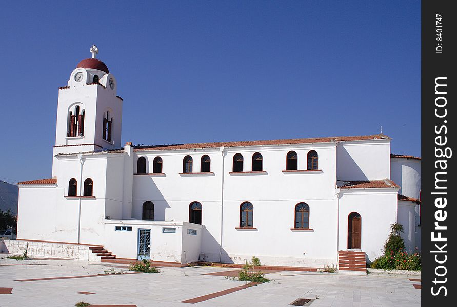 Church in Limenaria, Greek island Thassos. Church in Limenaria, Greek island Thassos