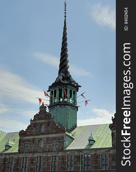 Historic Building And Tower In Denmark