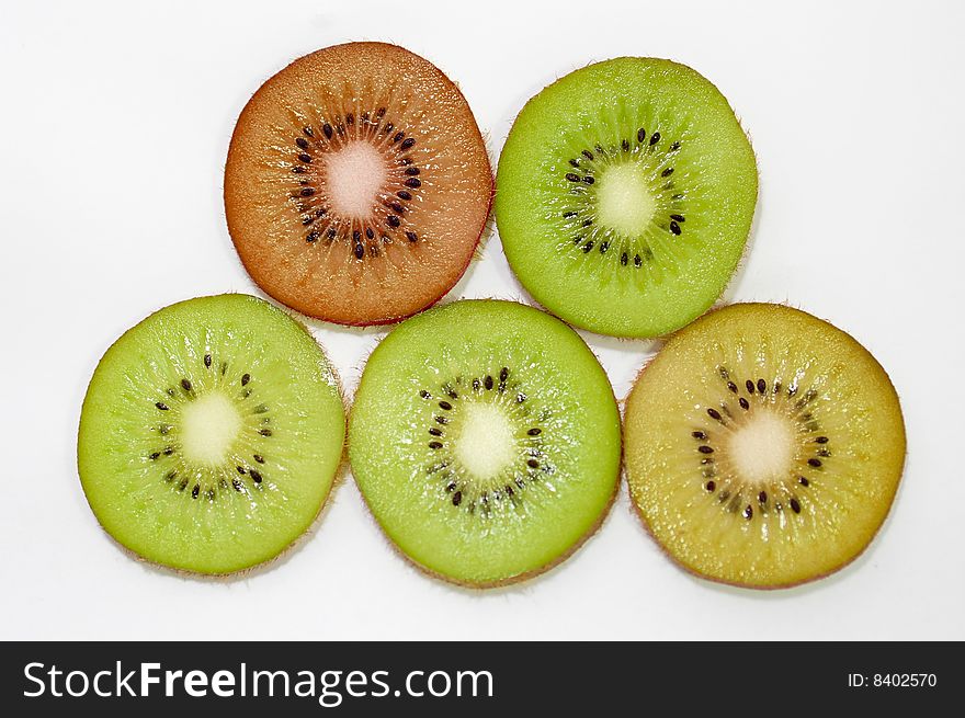 Tropical fruits on white background. Tropical fruits on white background