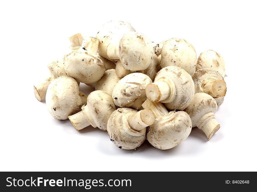 Heap Of Edible Mushrooms