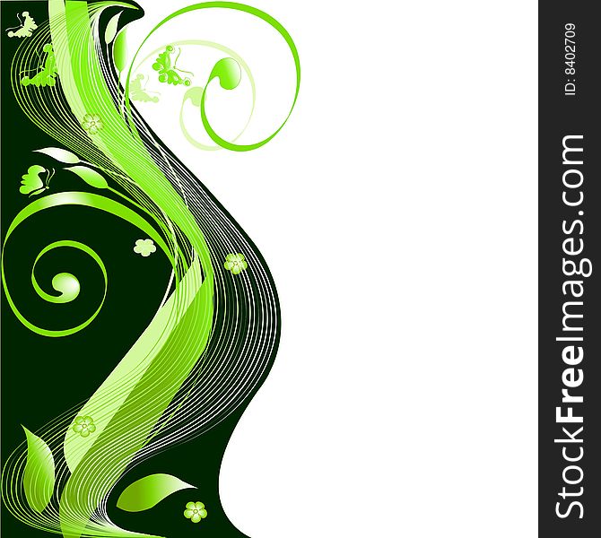 Abstract design background with flowing lines. vector. Abstract design background with flowing lines. vector