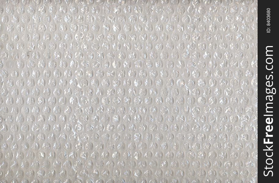 Scan of a piece of bubble wrap sometimes used as cushioning when mailing fragile objects