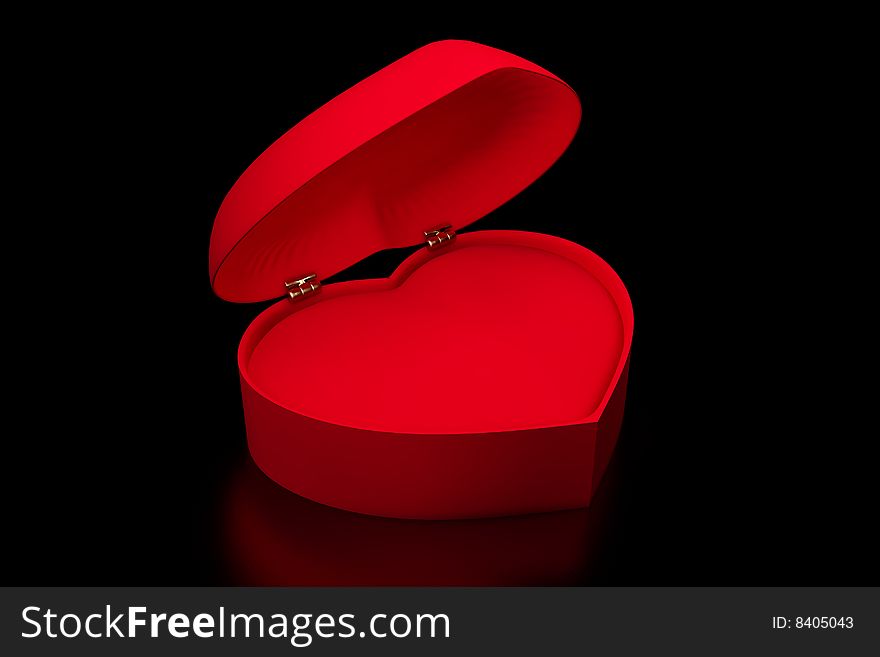 Box for jeweller ornaments royalty free