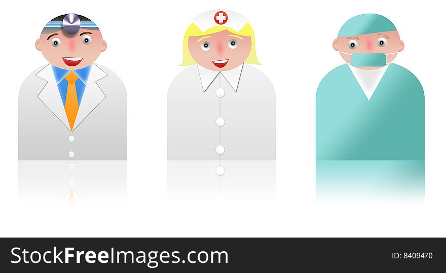 People icons medical