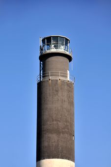 Oak Island Lighthouse Detail Royalty Free Stock Photography Oak Island Lighthouse Detail Royalty Free Stock Photography