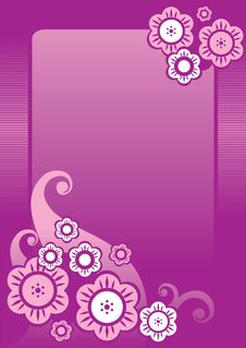 BLUE PURPLE FLORAL BACKGROUND Stock Image BLUE PURPLE FLORAL BACKGROUND Stock Image