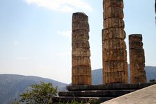 Columns In Delphi Stock Images Columns In Delphi Stock Images