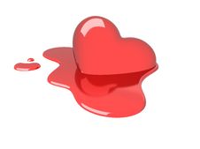 Bloody Heart Stock Images