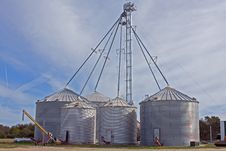 Silos Royalty Free Stock Images Silos Royalty Free Stock Images