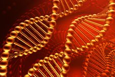 Dna Spiral Royalty Free Stock Photography