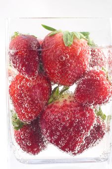 Refreshing Strawberry Soda Stock Photos Refreshing Strawberry Soda Stock Photos