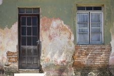 Portuguese Door And Window Royalty Free Stock Photos