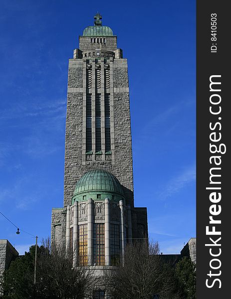 Kallio church in Helsinki city in Finland