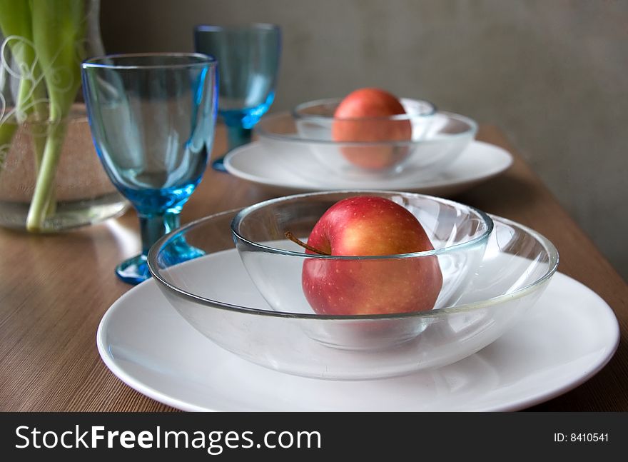 Table Setting At A Home