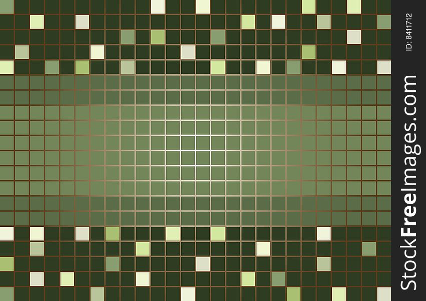 Abstract Square Mosaic Background