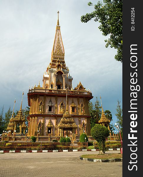 Wat Chalong Temple Midday View