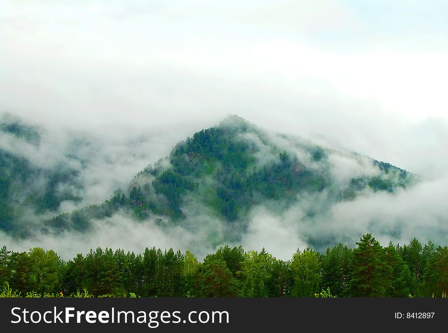 Altai mountain in the early morning