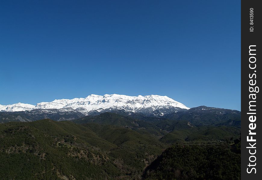 Top of tzoumerka mountain (greece)