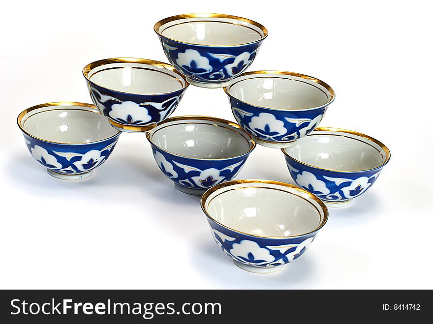 East drinking bowl on white