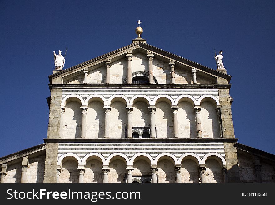 Cathedral Facade In Tuscany