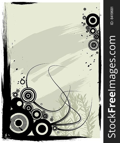 Abstract style grunge background vector. Abstract style grunge background vector