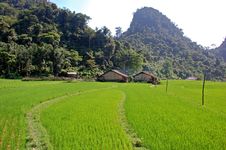 Village In The Mountain Royalty Free Stock Photos Village In The Mountain Royalty Free Stock Photos