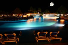 A Luxury All Inclusive Beach Resort At Night Stock Photos A Luxury All Inclusive Beach Resort At Night Stock Photos