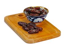 Dates In Cup Stock Photo