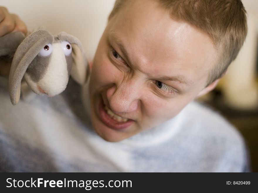 Boy With Rabbit