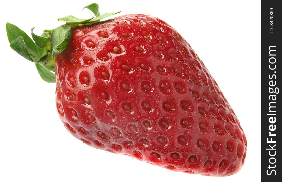 The increased large berry of a strawberry. The increased large berry of a strawberry