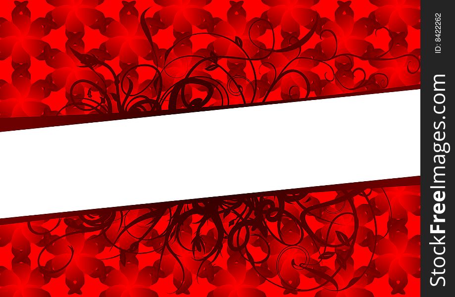 Background for text.Place your text in the floral frame