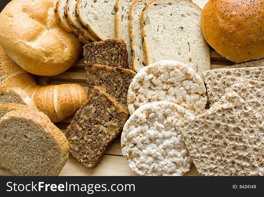 Good fresh healthy bread background. Good fresh healthy bread background